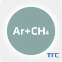 Техническая газовая смесь: Аргон (Ar) 90% в метане (СН4) 10% в стальном баллоне 40 л. вентиль латунь