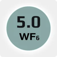 Гексафторид вольфрама (WF6) 5.0 в баллоне 40л ISO нерж. сталь наполнение 100 кг. (Китай) пневмоклапан, соединение CGA638