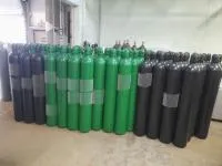 Полный контейнер газовых стальных новых баллонов 350 шт. под сжатые газы (O2, N2, Ar, He, CH4, Mix) 50 л 200 бар без вентиля ТР ТС 032 горловина E25