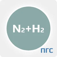 ПГС ГСО 1 разряд, Азот (N2) 2,3 % в водороде, в стальном баллоне 5 л