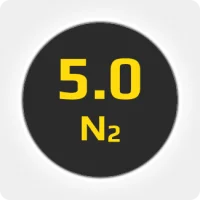 Азот (N2) ПНГ в баллоне 10л 150бар, соединение  G 3-4 (DIN 9)