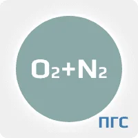 ПГС-ГСО 1 разряд, Кислород (О2) 10 ppm в Азоте(N2) в баллоне 40 л, соединение DIN 9